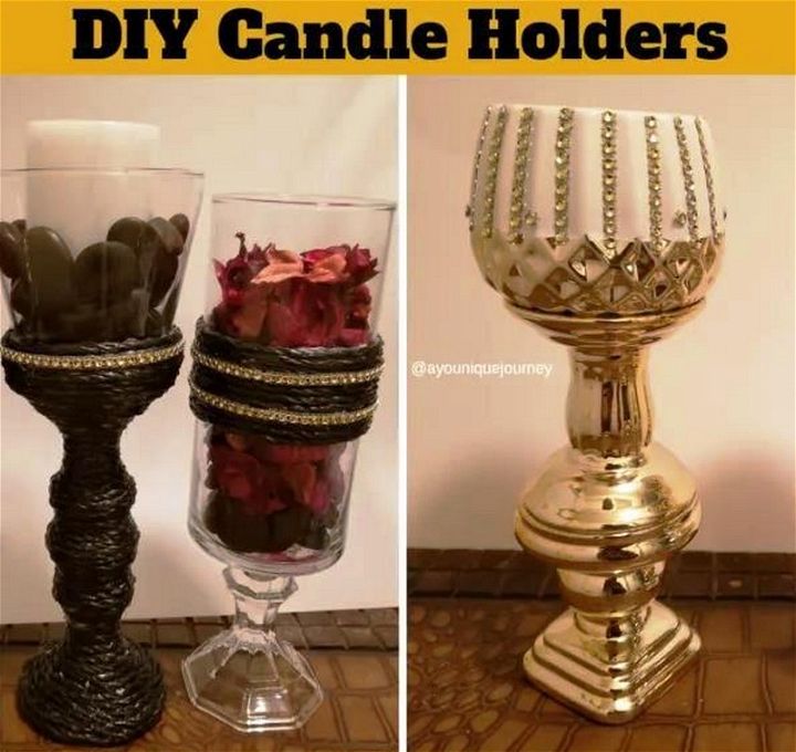 DIY Candle Holders