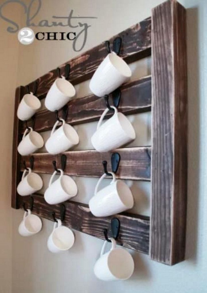DIY Coffee Mug Display