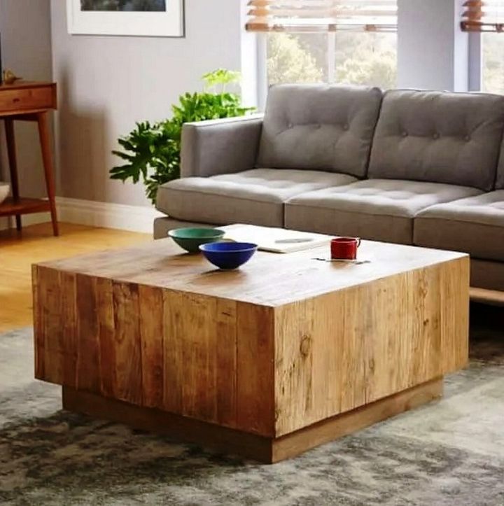 DIY Coffee Table Inspired By West Elm