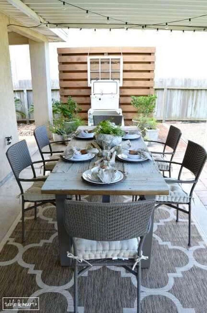 DIY Farmhouse Dining Table With Reclaimed Wood