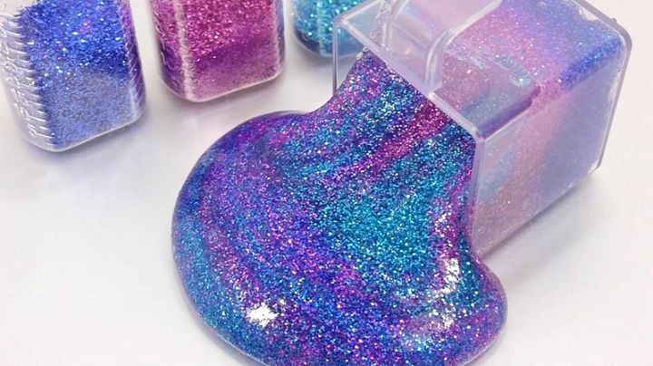 DIY Glitter Galaxy Slime Idea