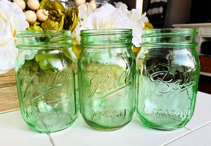 DIY Home Decor Crafts Tinted Mason Jars