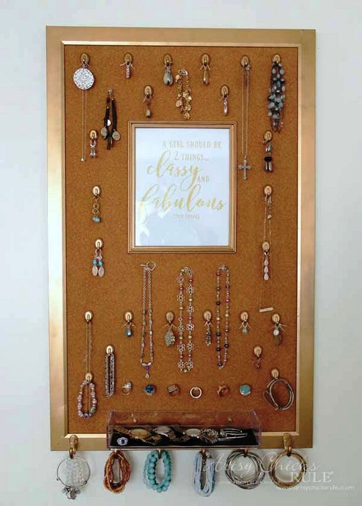 DIY Jewelry Organizer Storage Ideas