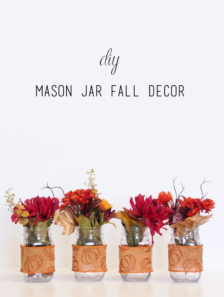 DIY Mason Jar Fall Decor
