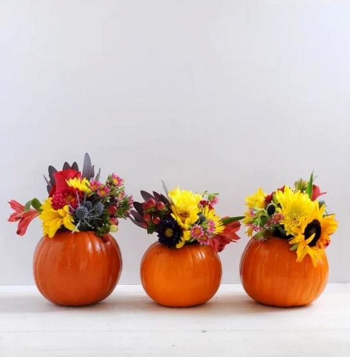DIY Mini Pumpkin Vase for Your Fall Decor