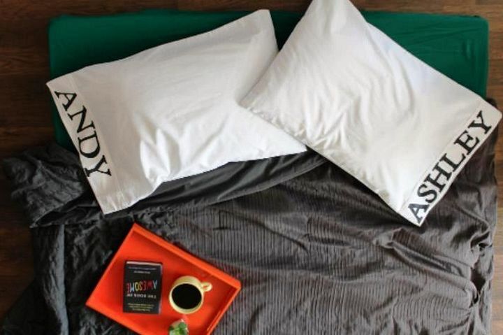 DIY Personalized Pillowcases