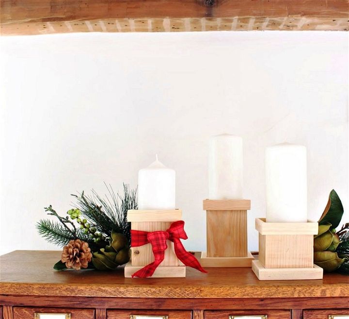 DIY Pillar Candle Holders