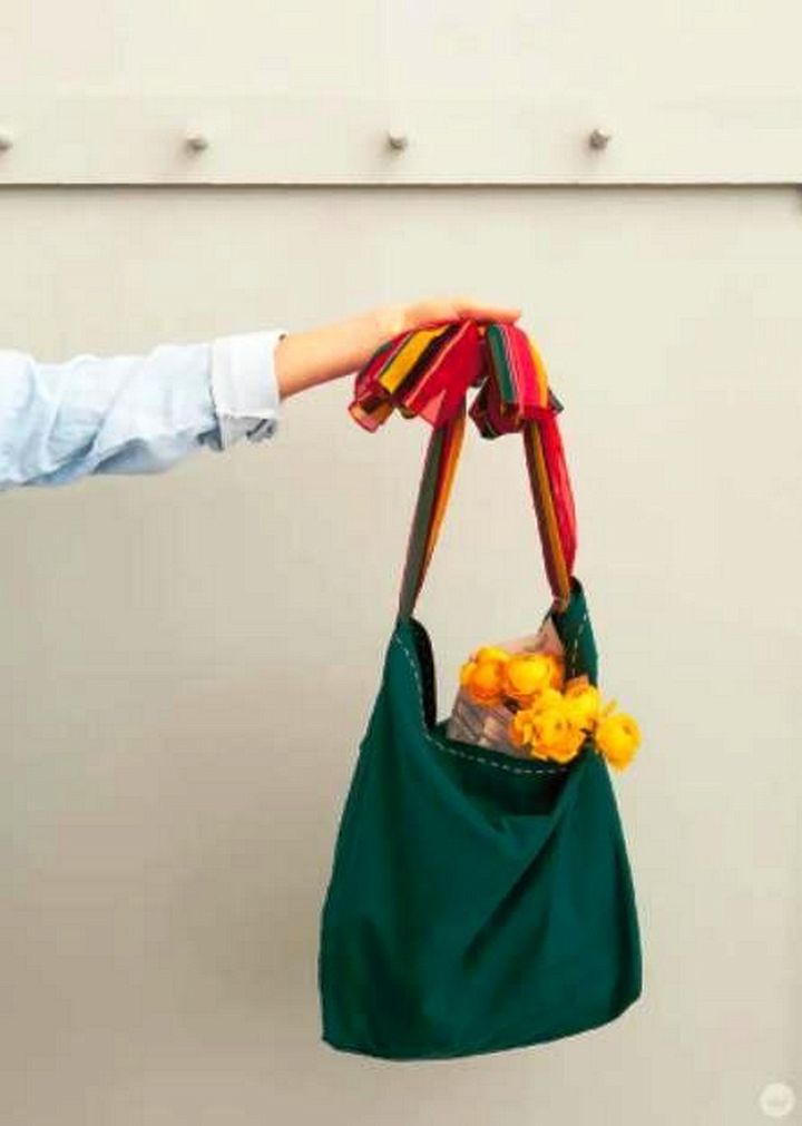 DIY Pillowcase Tote Put Your Spring Things In This Easy to make Bag