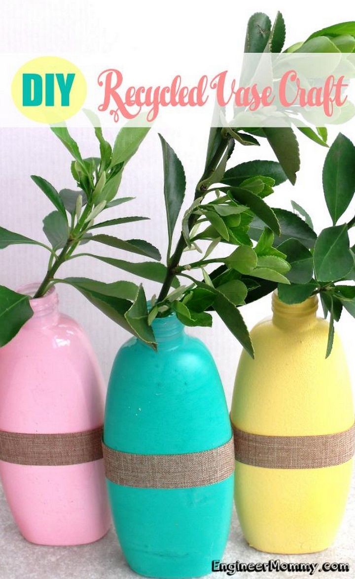 DIY Recycled Vase Craft