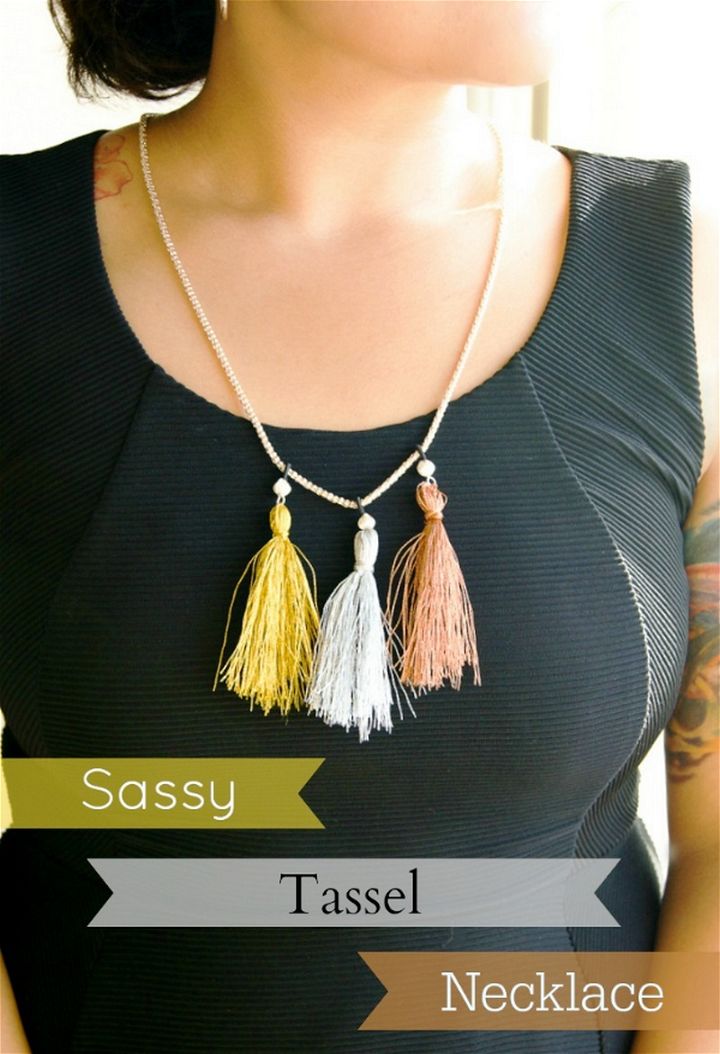 DIY Sassy Tassel Necklace