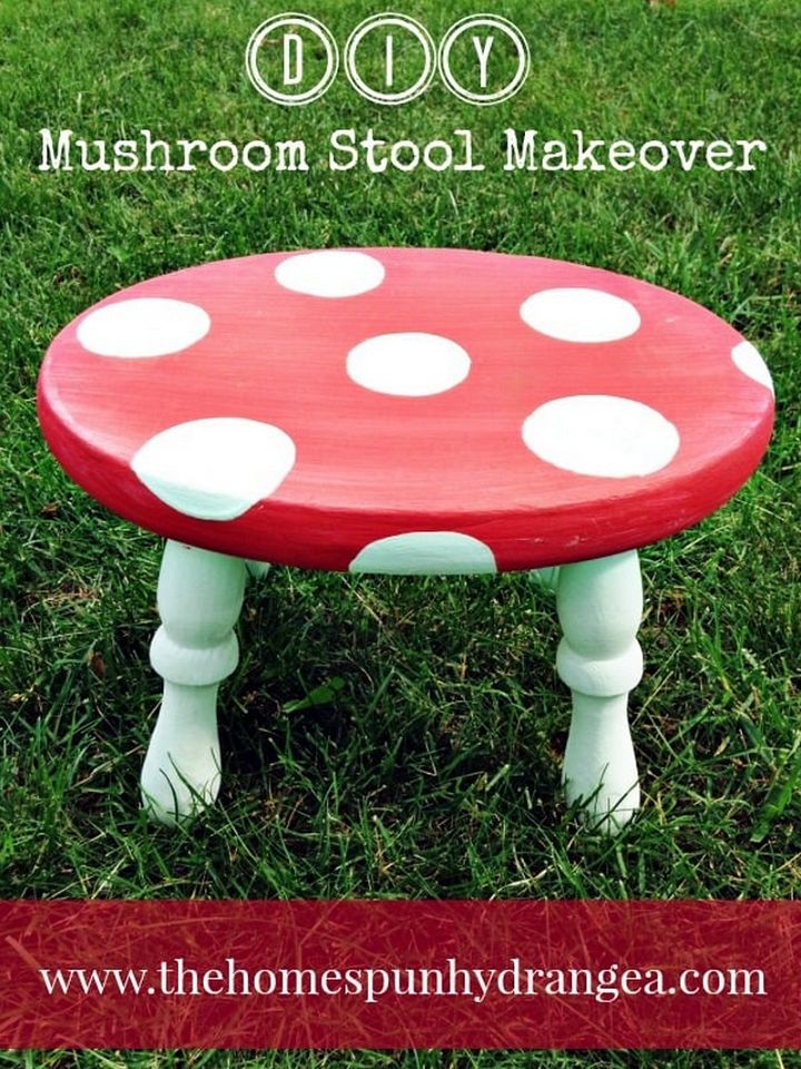 DIY Stool Makeover Furniture Upcycle Ideas