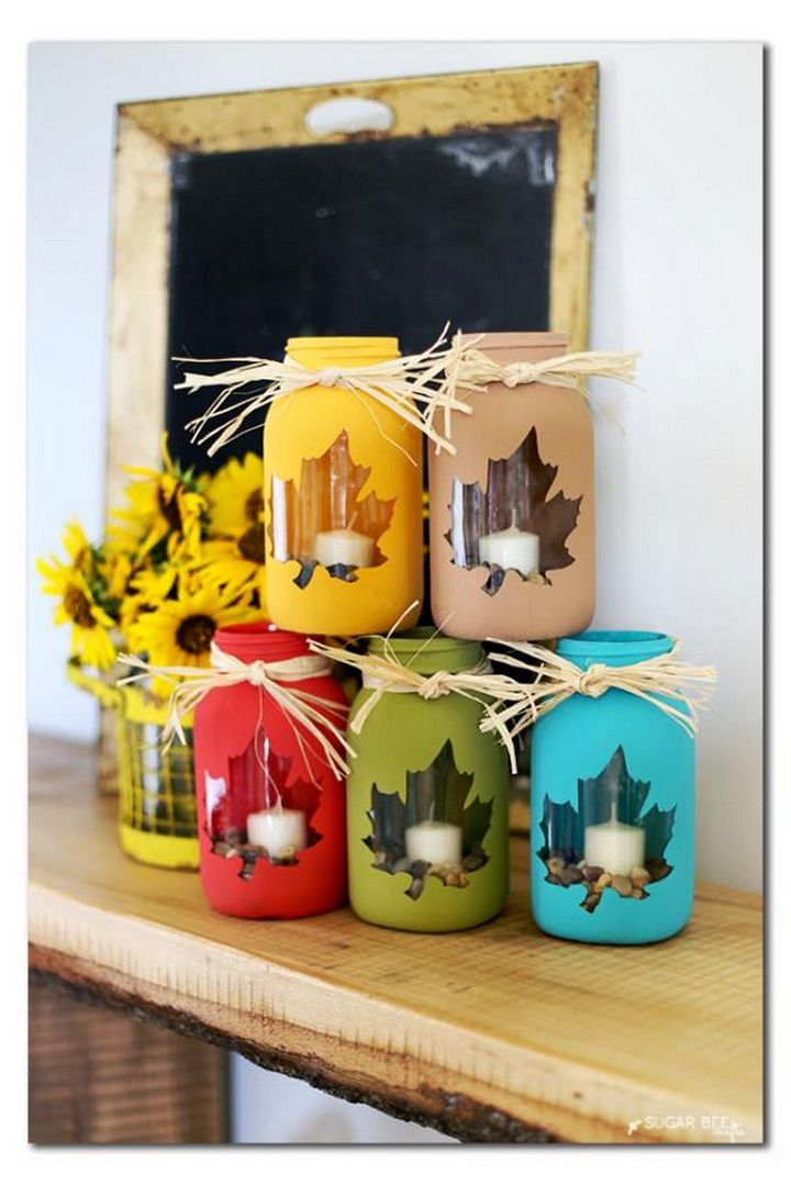 Fall Mason Jar Craft