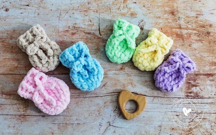 Fast Crochet Baby Mittens Free Pattern