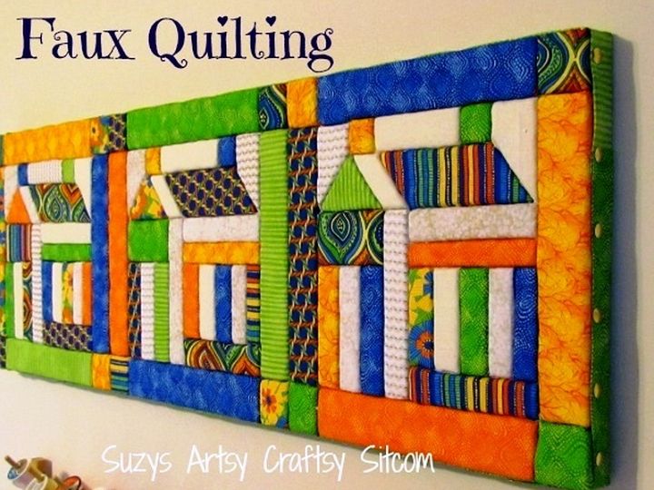 Faux Quilting