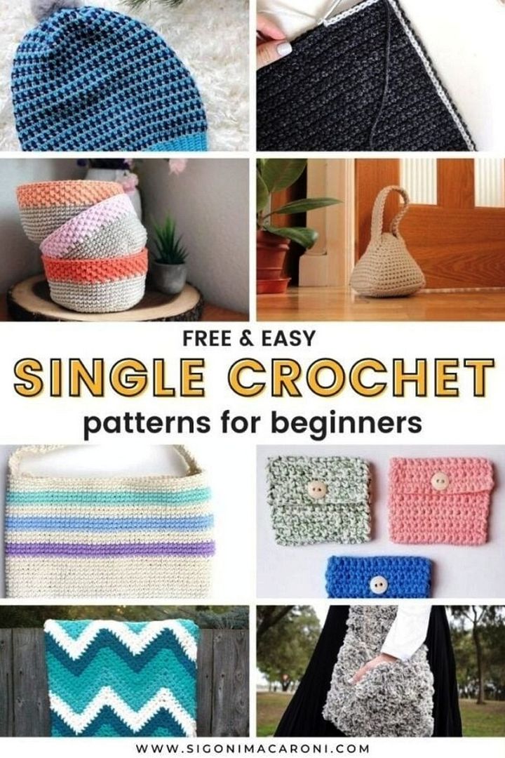 Free Easy Single Crochet Patterns for Beginners