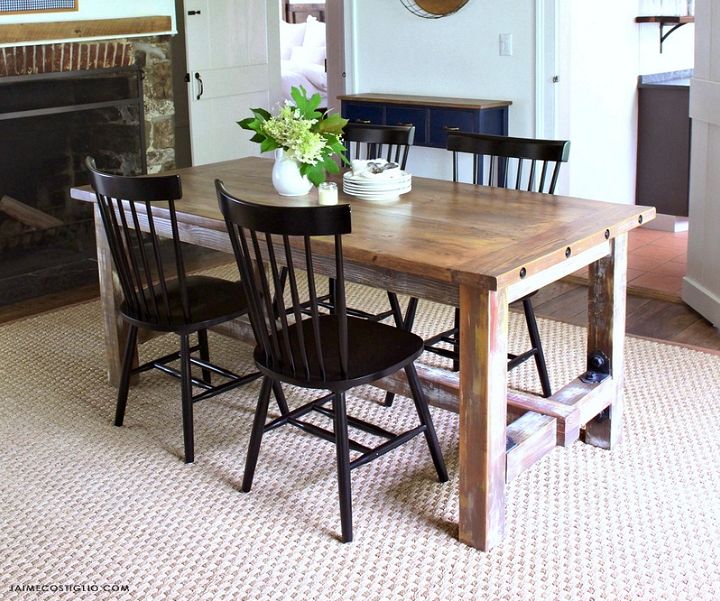 How To Build A Faux Barnwood Dining Table