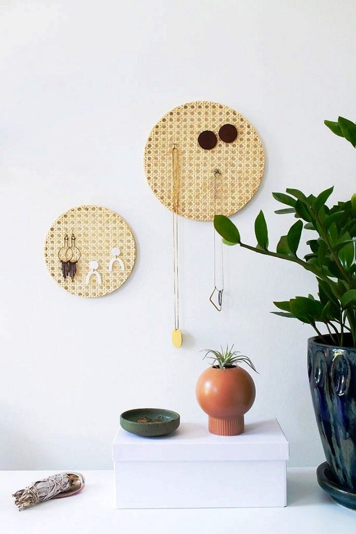 How To Make A Rattan Jewelry Organizer