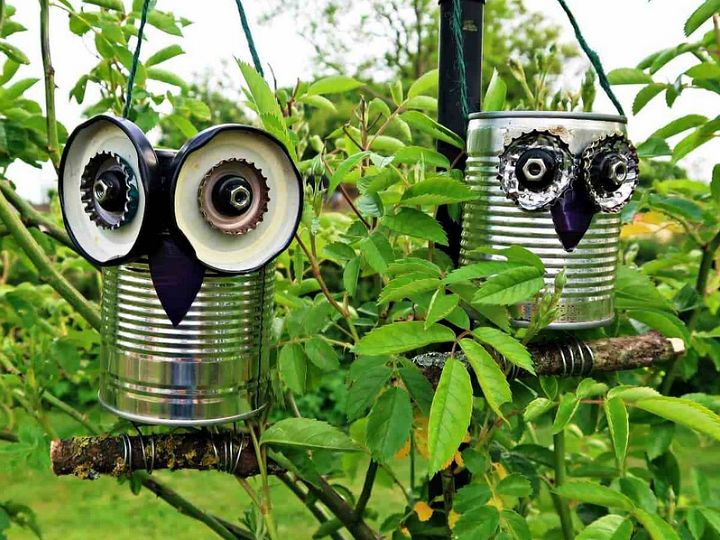 How To Make A Recycled Tin Can Owl