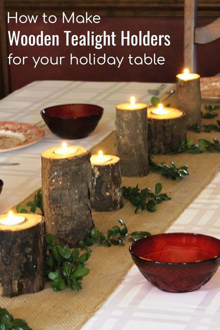 How To Make Rustic Candle Holders In About An Hour