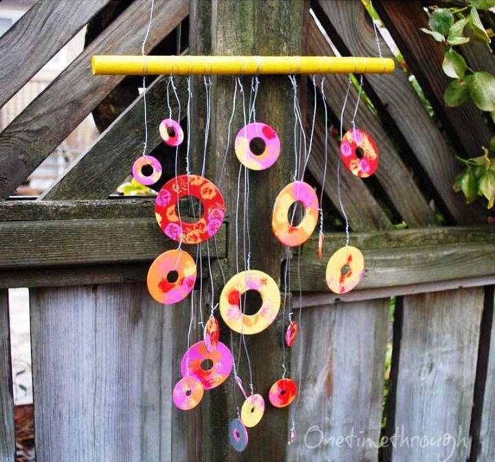 How To Make Washer Wind Chimes For Spring