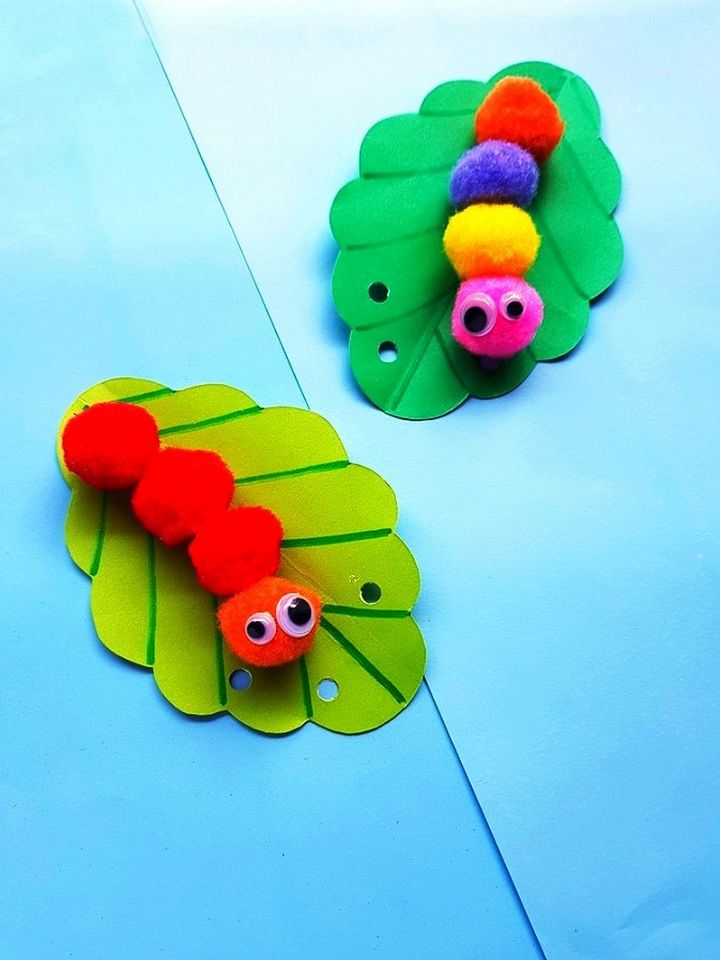 How To Make Your Pom Pom Caterpillar