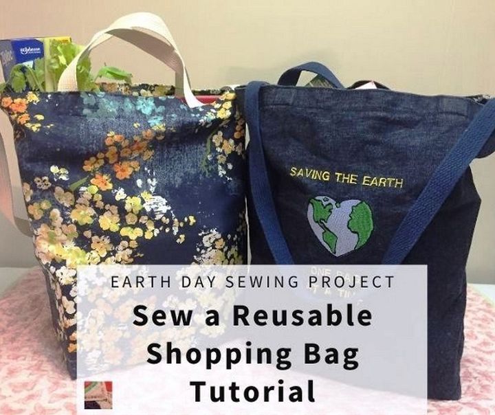 How To Sew A Reusable Durable Grocery Bag