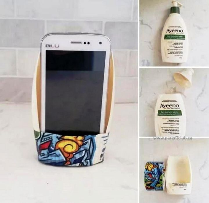 How To Upcycle Plastic Bottle Into Phone Holder Or Phone Stand