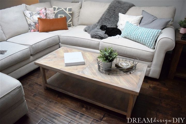 How to Build a Coffee Table with Chevron Pattern