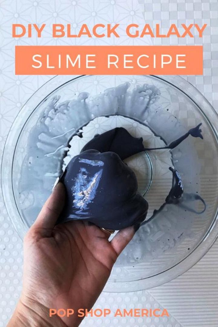 How to Make Black Galaxy Slime