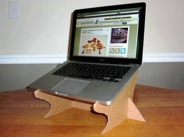 How to Make a Recycled Cardboard Laptop Stand