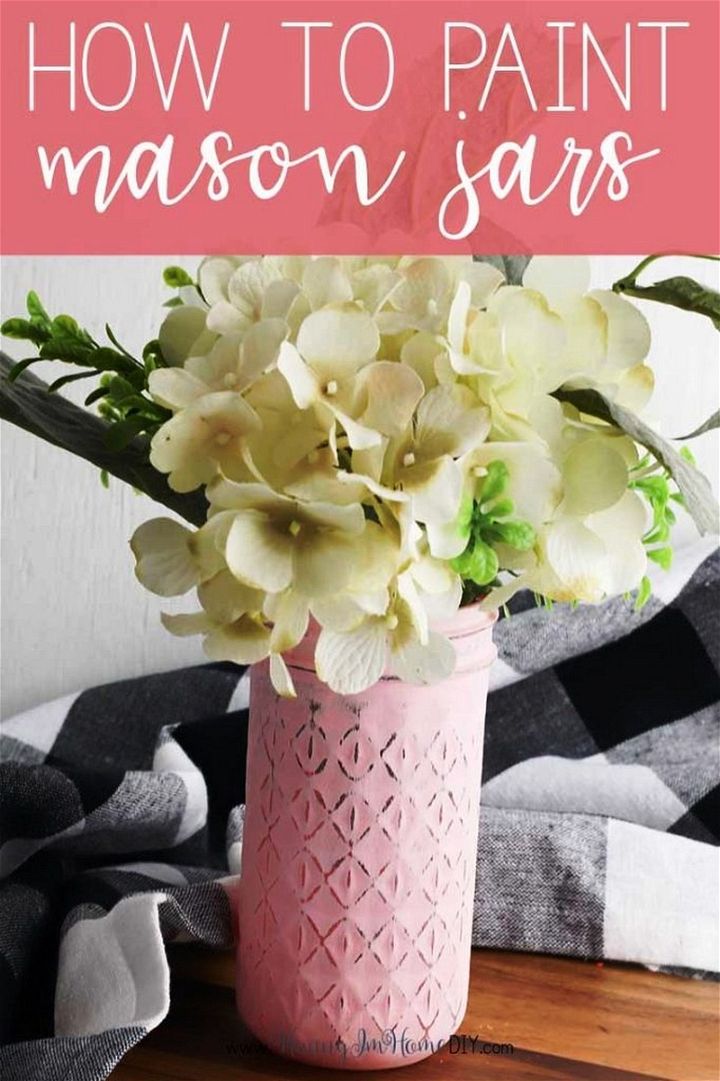 How to Paint Mason Jars