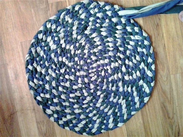 Indestructable No Sew Braided Rag Rug