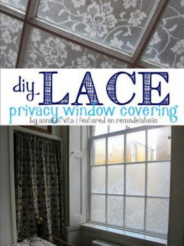 Lace DIY Window Film