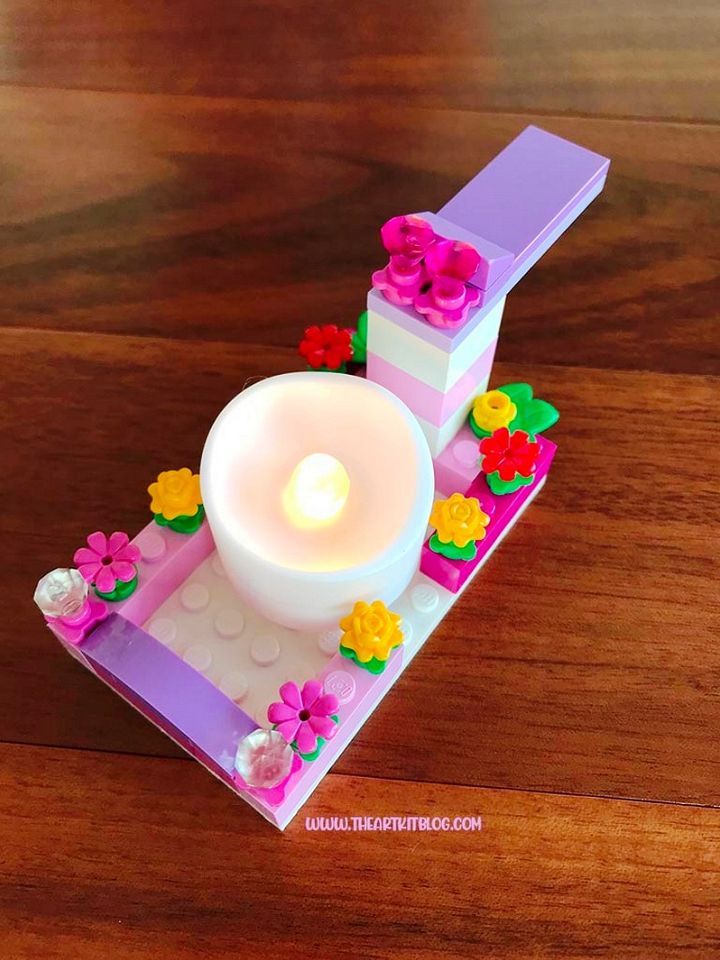 Lego DIY Candle Holder