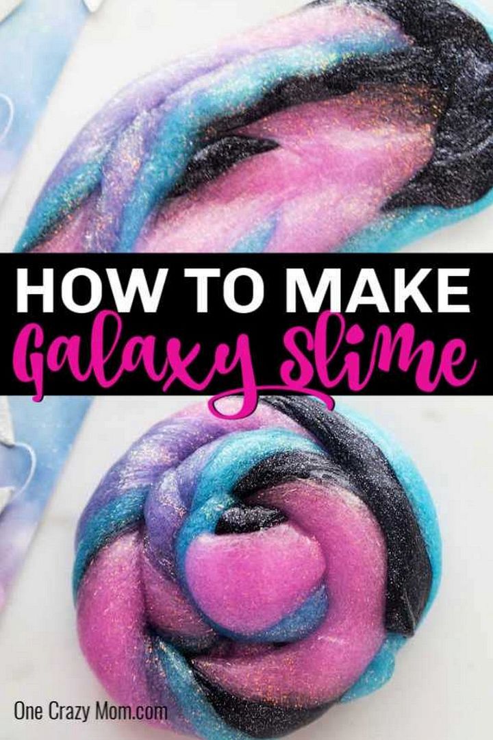 Make Your Own Galaxy Slime
