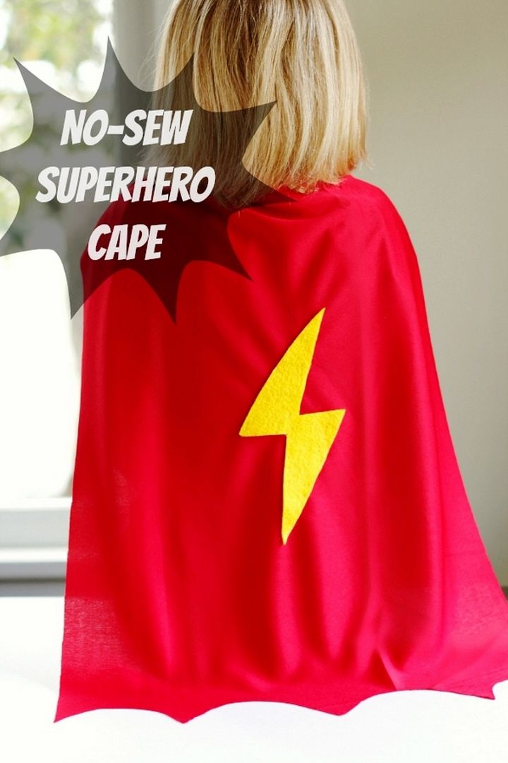 Make a No Sew Superhero Cape