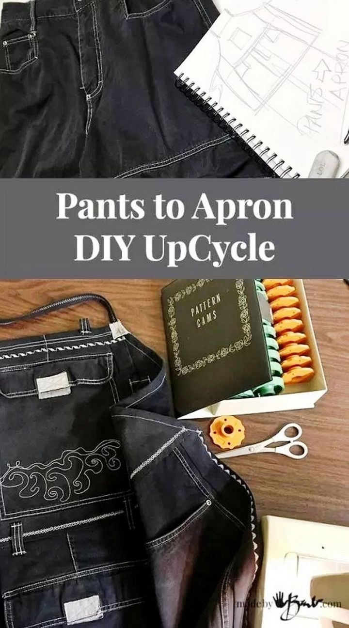 Pants to Apron DIY UpCycle