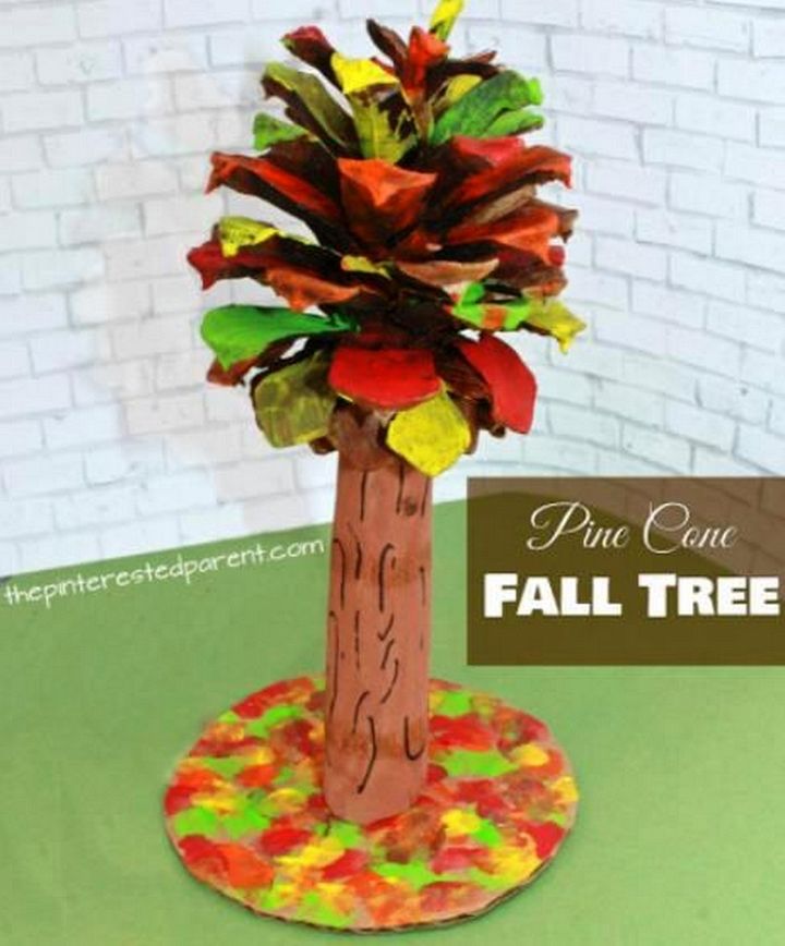Pine Cone Fall Tree Craft