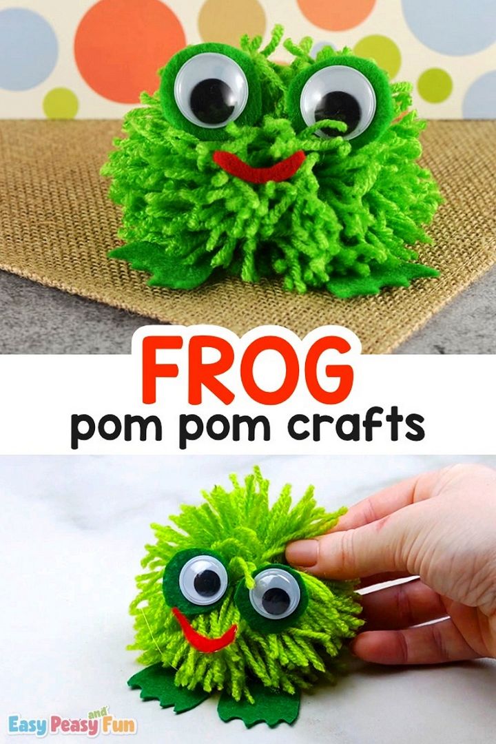 Pom Pom Frog – Pom Pom Crafts