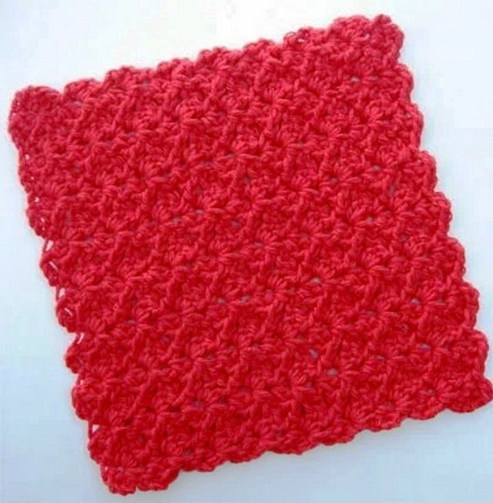 Quick Easy Crochet Dishcloth Pattern FREE