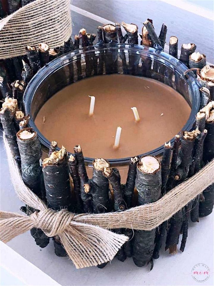 Rustic DIY Candle Holders