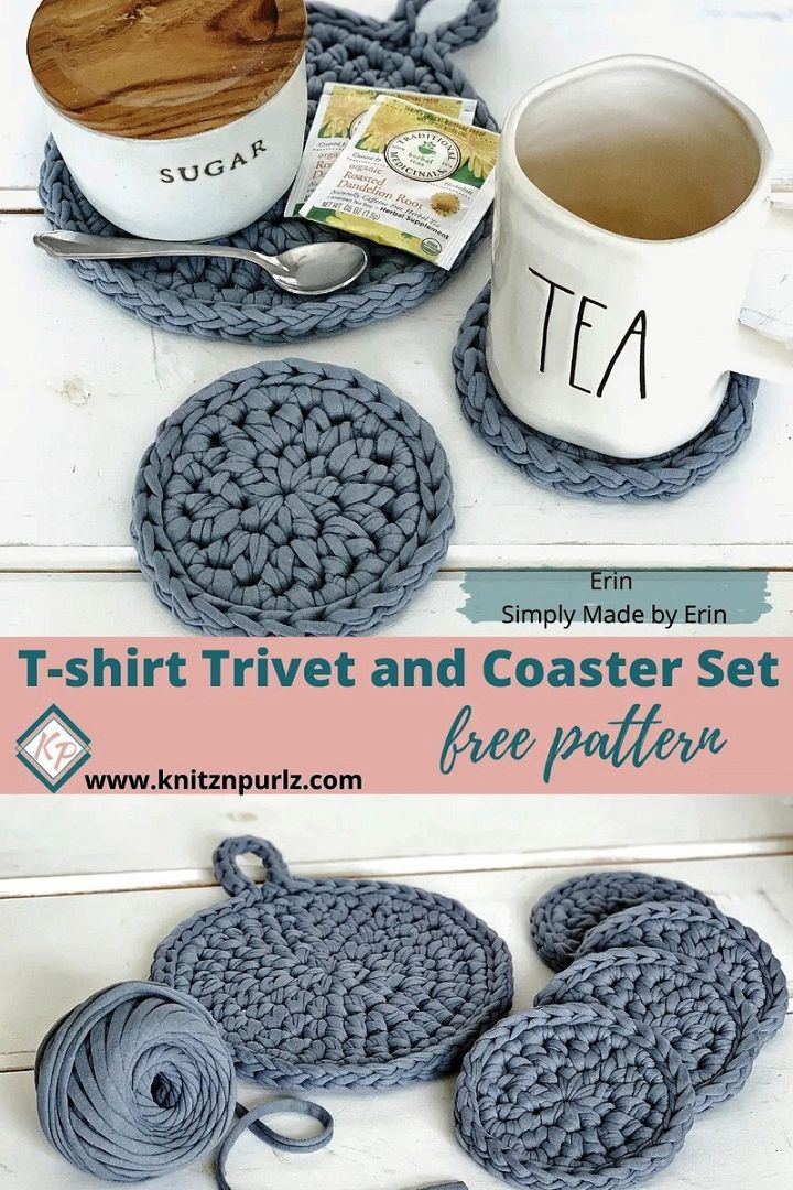 T shirt Trivet And Coaster Set