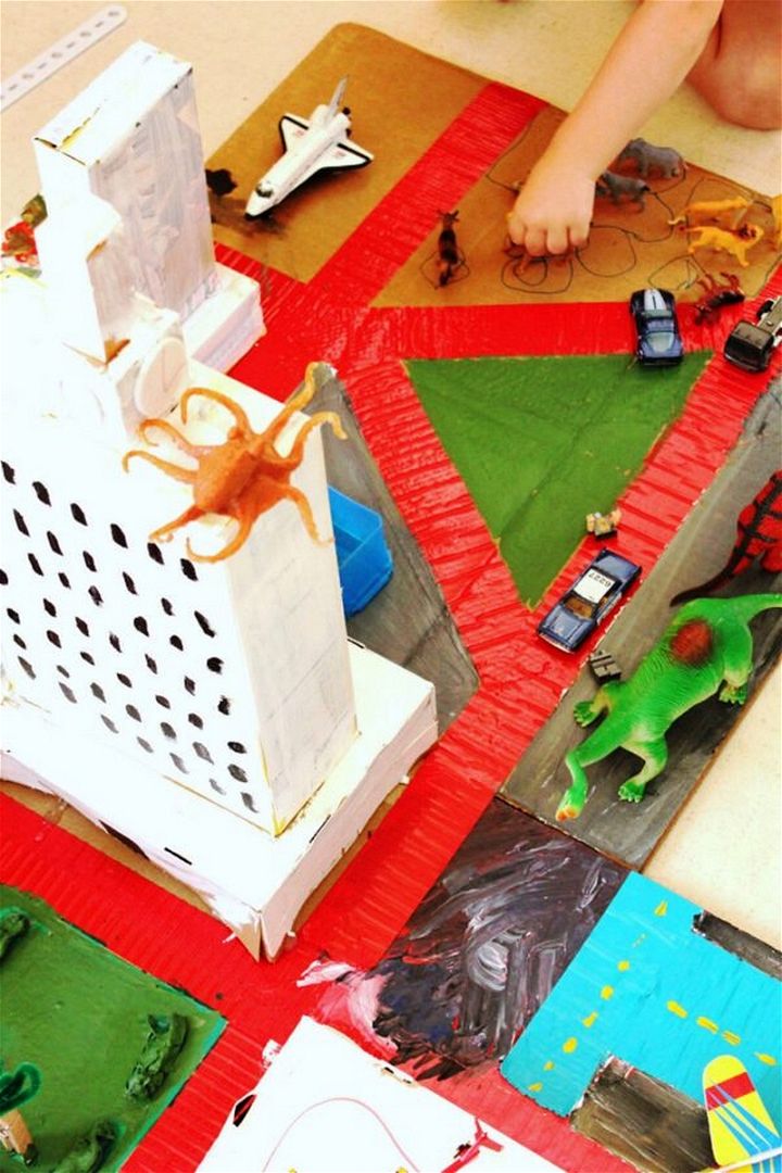 The Best DIY Toy Made from Recyclables Make a Cardboard City