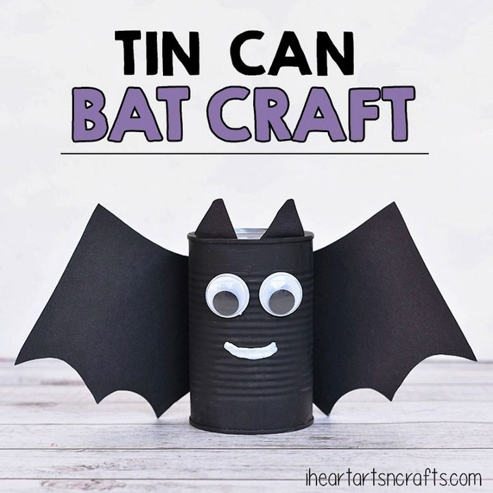 Tin Can Bat Craft For Kids