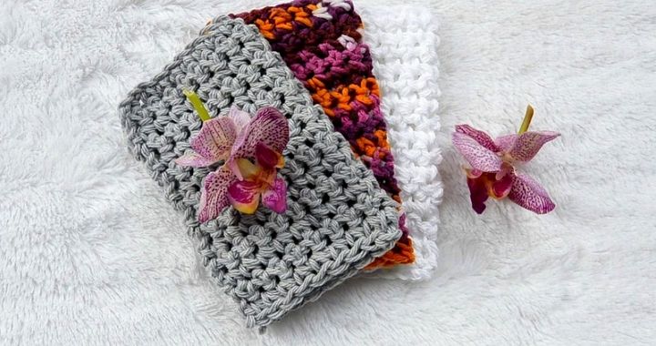 True Beginner First Project Crochet Washcloth