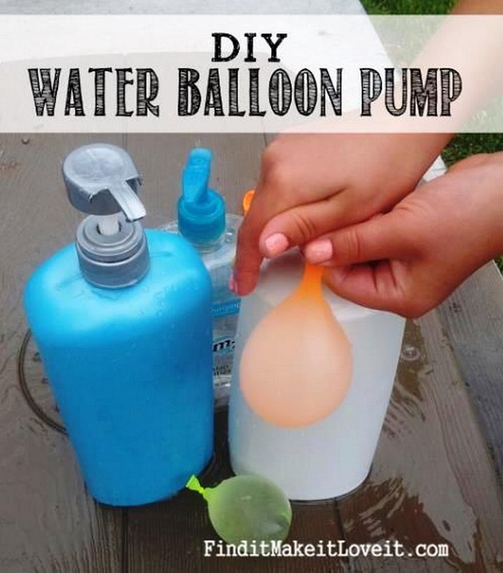 Use It as Water Balloon Pump