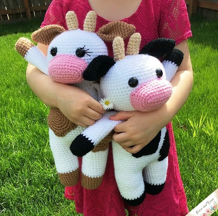 Amigurumi Cow A Free Crochet Pattern