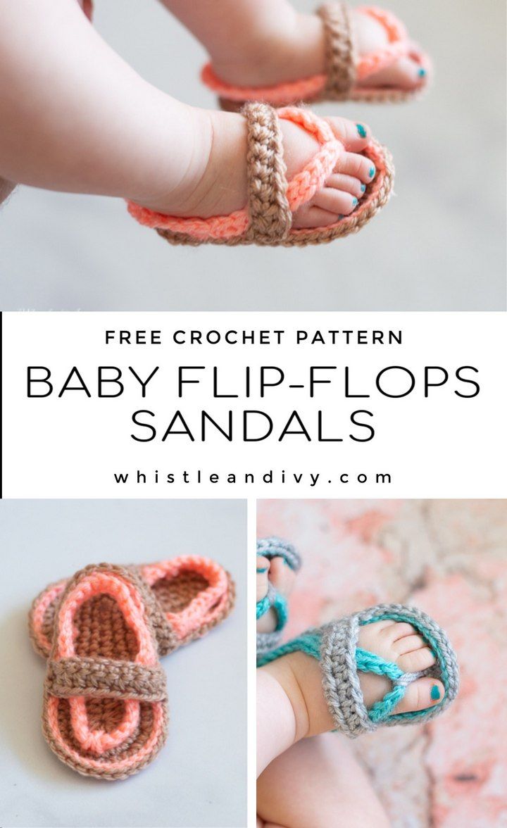 Baby Flip Flop Sandals Free Pattern