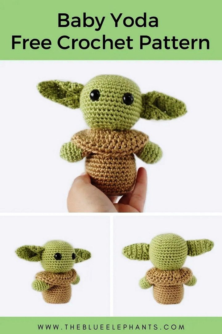 Baby Yoda Crochet Pattern Free Amigurumi Crochet Pattern