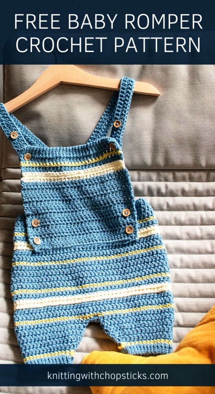 Boutchou Crochet Baby Romper Pattern